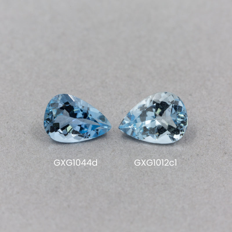 0.59 Carat Aquamarine - Pear (GXG1012C1)