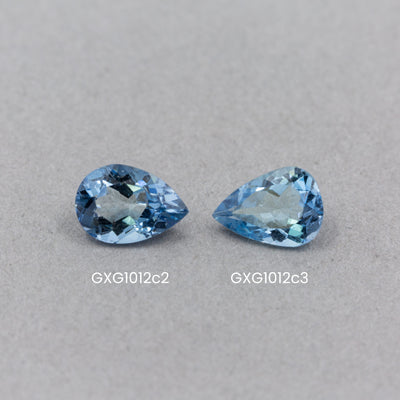 0.53 Carat Aquamarine - Pear