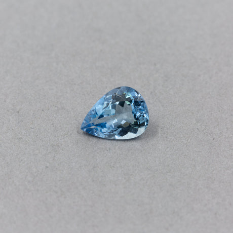 0.89 Carat Aquamarine Blue Pear