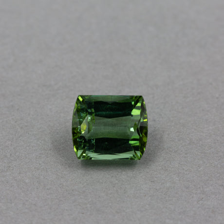 3.48 Carat Tourmaline Green Cushion