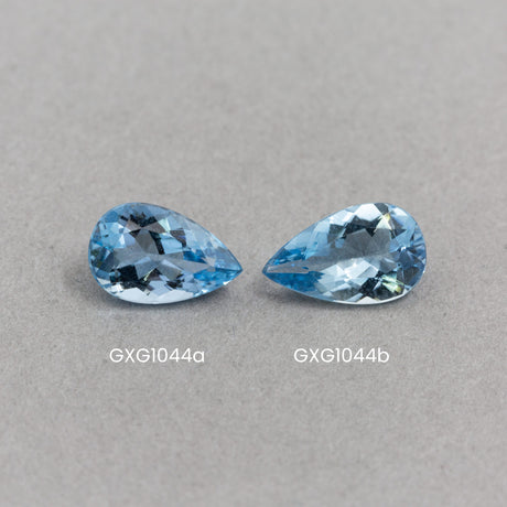 0.87 Carat Aquamarine Blue Pear