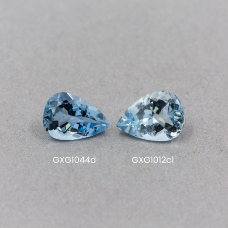 0.59 Carat Aquamarine Blue Pear