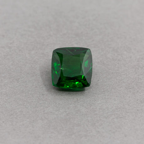 2.07 Carat Garnet - Tsavorite Green Cushion