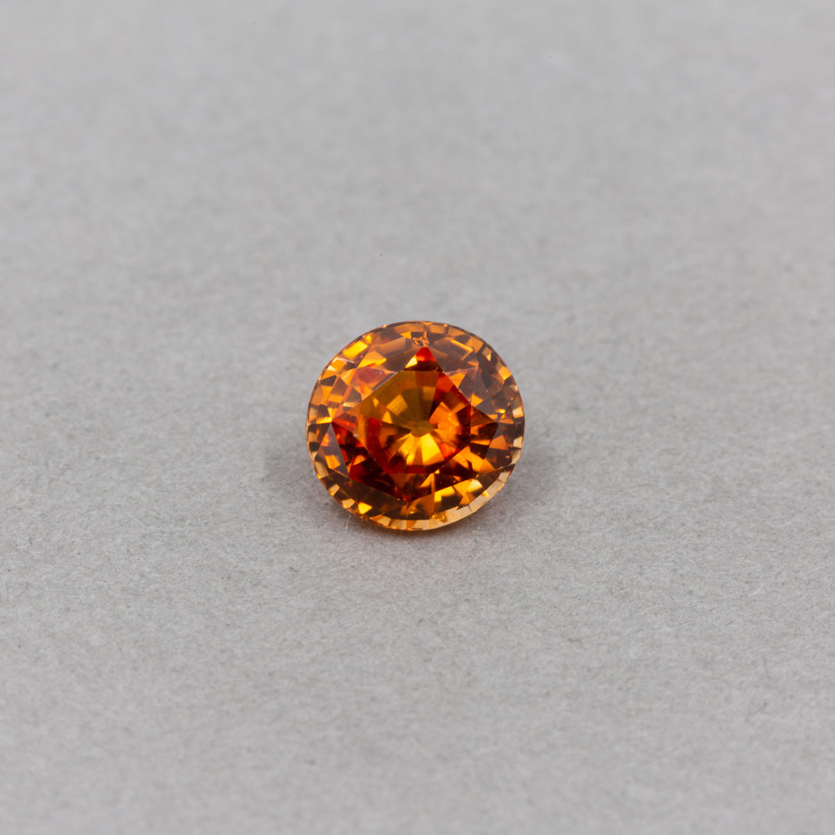 1.45 Carat Sapphire - Orange - Round