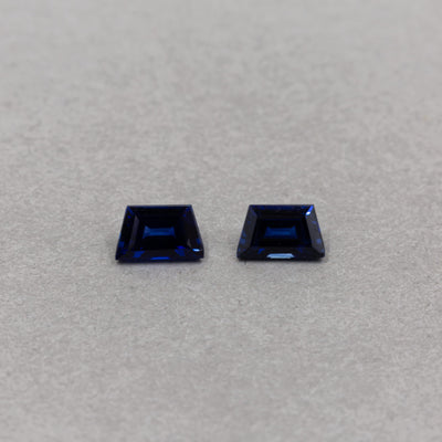 0.6 Carat Sapphire - Blue - Trapezoid Brilliant