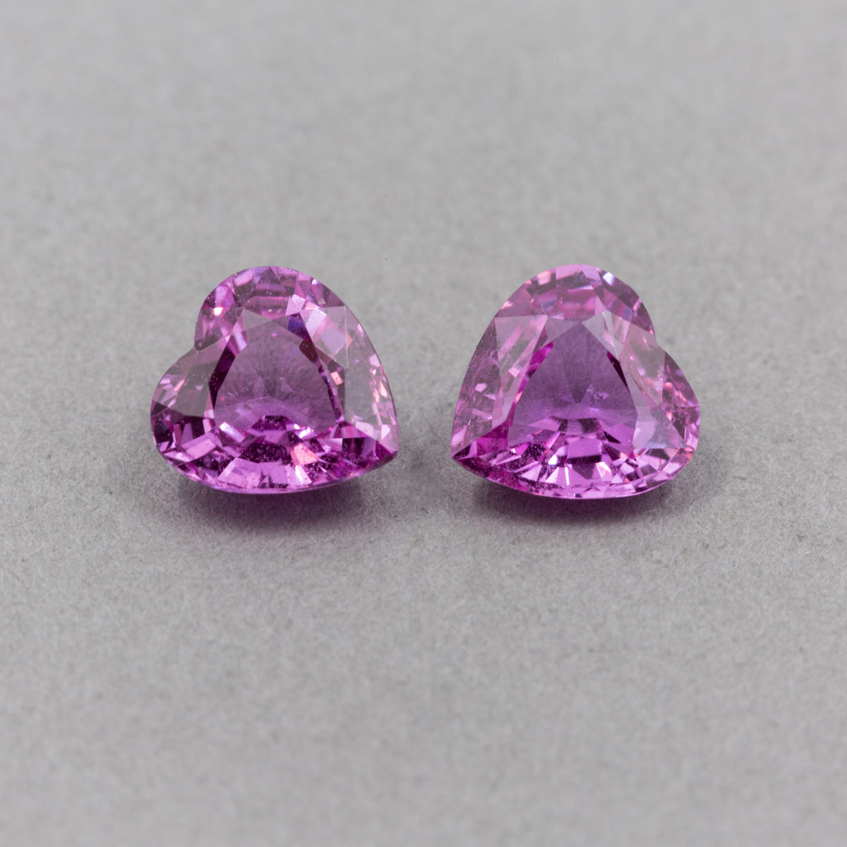 3.2 Carat Sapphire - Pink - Heart (Pair)