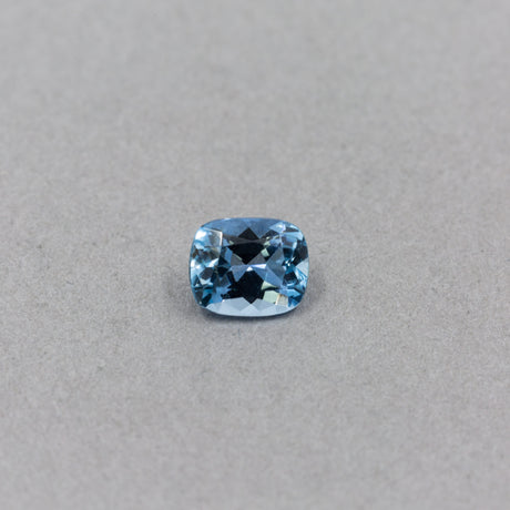 0.7 Carat Aquamarine Blue Cushion