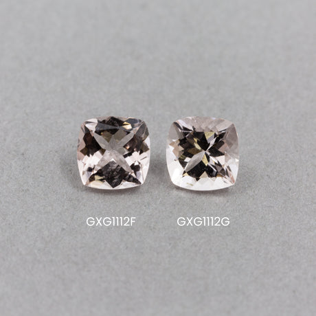0.75 Carat Morganite Pink Cushion