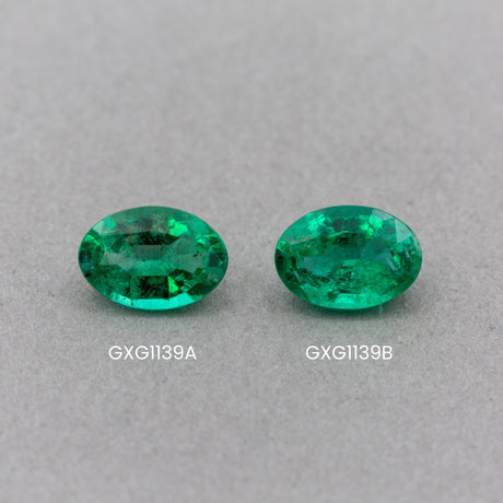 0.57 Carat Emerald Green Oval