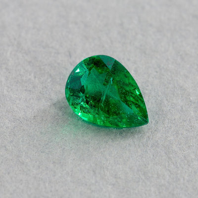 0.5 Carat Emerald - Green - Pear
