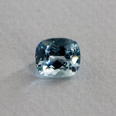 3.52 Carat Aquamarine Blue Cushion