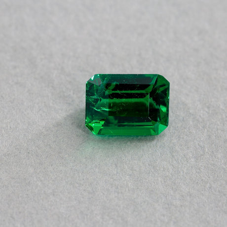 1.34 Carat Emerald Green Octagonal
