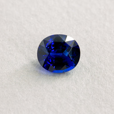 3.54 Carat Sapphire - Blue - Oval Modified Brilliant