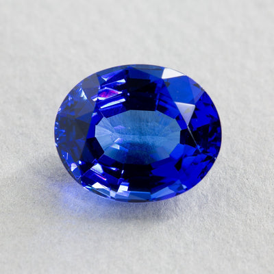 11.4 Carat Tanzanite - Purple - Oval