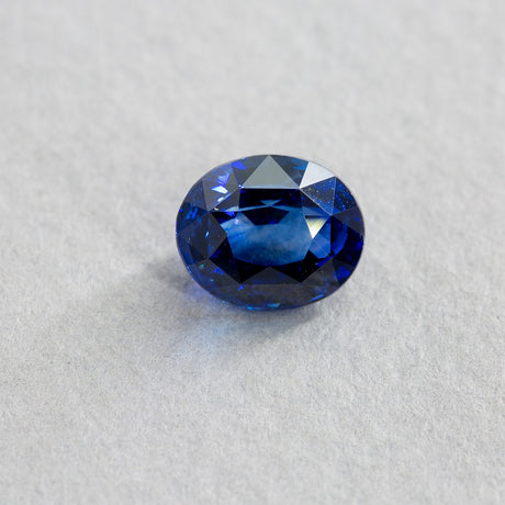 3.02 Carat Sapphire Blue Oval