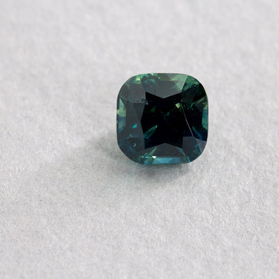 2.53 Carat Sapphire - Yellowish Green - Cushion