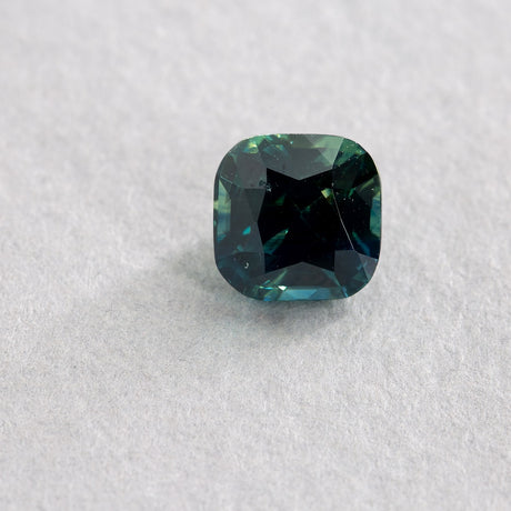 2.53 Carat Sapphire Yellowish Green Cushion