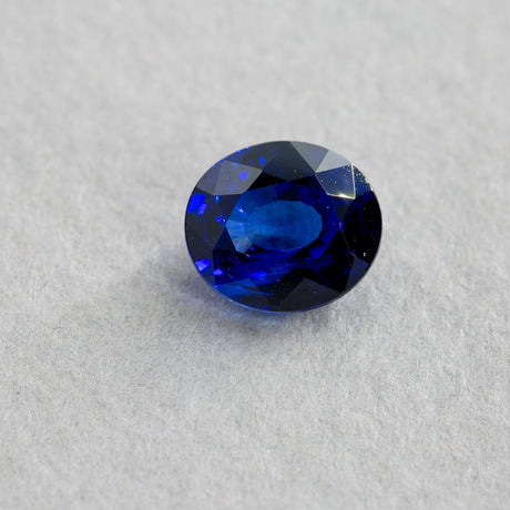 1.64 Carat Sapphire Blue Oval