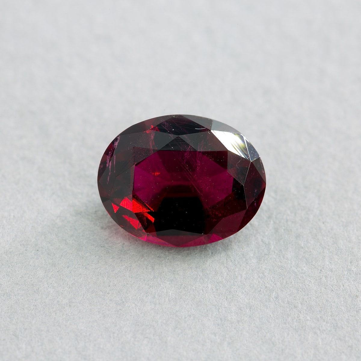 3.94 Carat Tourmaline - Red - Oval