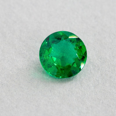 1.44 Carat Emerald - Green - Round