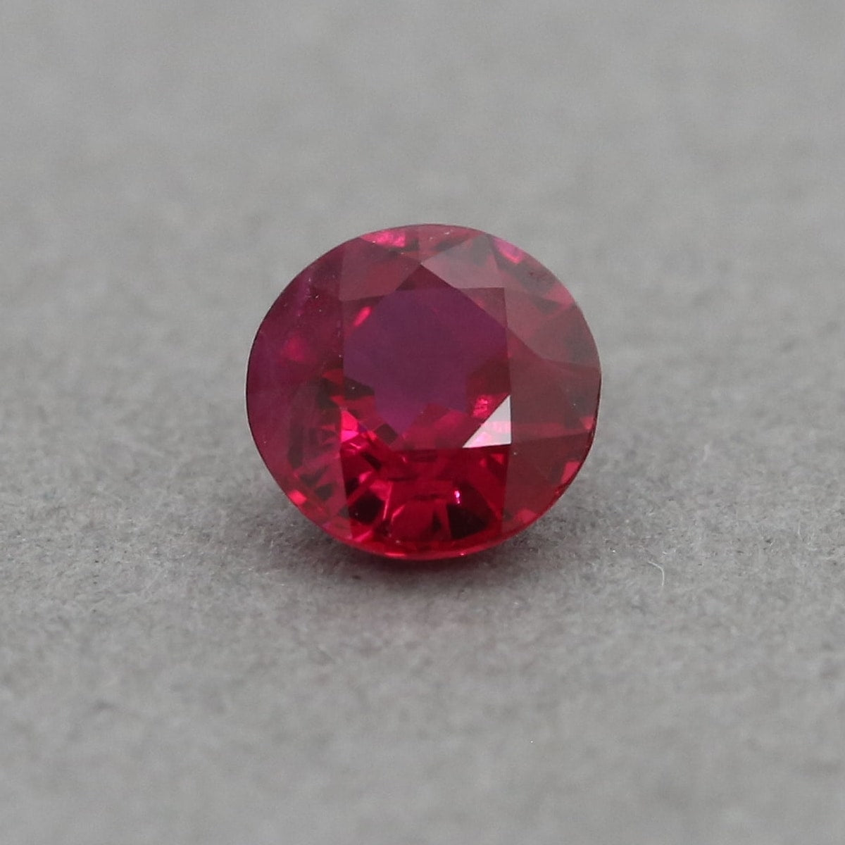 0.56 Carat Ruby - Red - Round