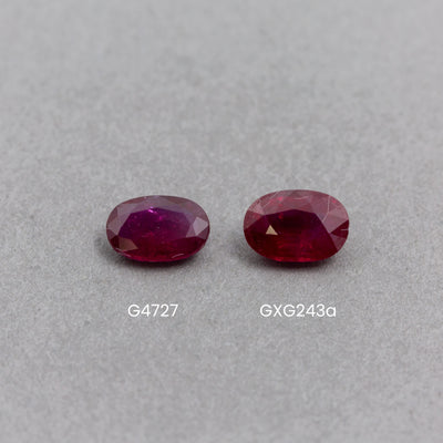 0.65 Carat Ruby - Oval
