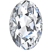 Oval diamond