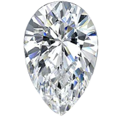Pear diamond